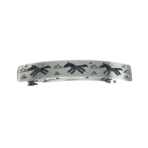 Native American Genuine Sterling Silver Horse Hair Barrett NN20415